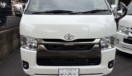 ハイエース スーパーGL ディーゼル　ダークプライムS納車