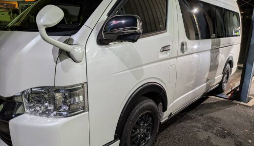 ハイエース　キャンピング仕様変更